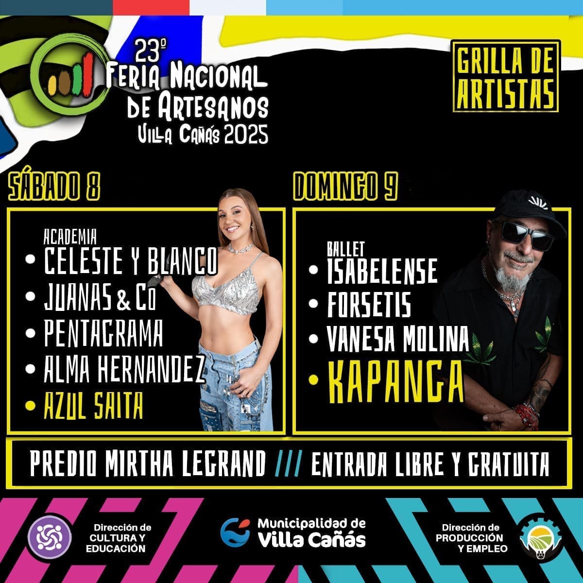 Villa Cañás: Cuenta regresiva para la 23ª Feria Nacional de Artesanos