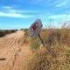Villa Cañás: Vandalizaron carteles viales en el Puente Grigera