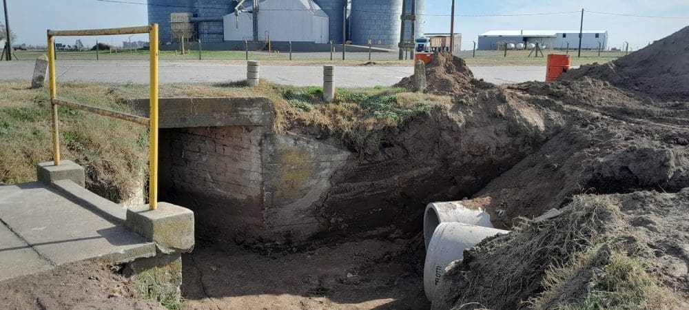 Villa Cañás refuerza su infraestructura con obras hidráulicas y viales