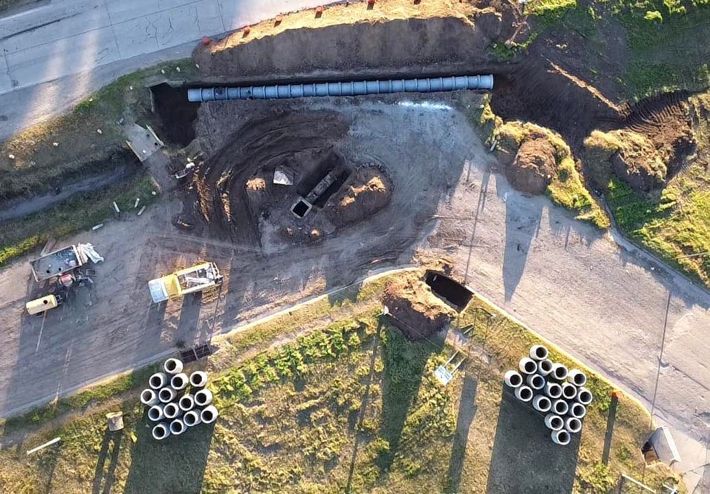 Villa Cañás refuerza su infraestructura con obras hidráulicas y viales