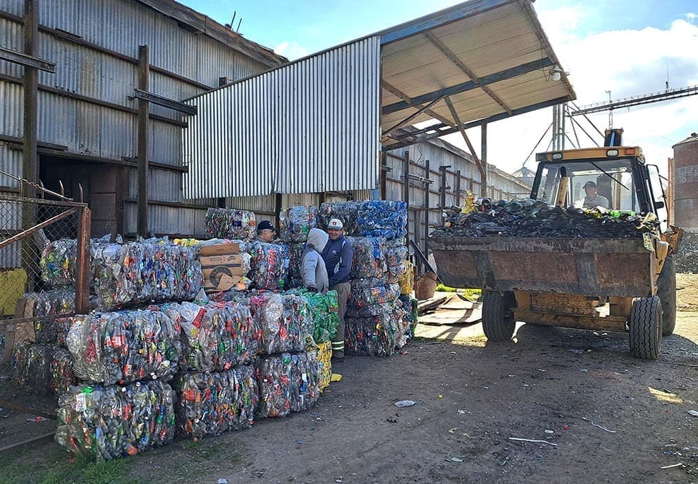 Villa Cañás: El municipio entregó 19.381 kilos de materiales reciclables