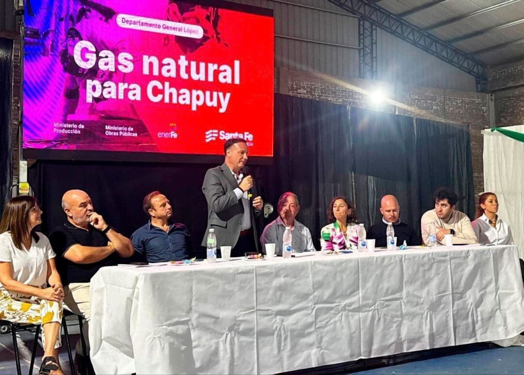 Lisandro Enrico: El gas para Chapuy dejó de ser un sueño, ahora es una realidad