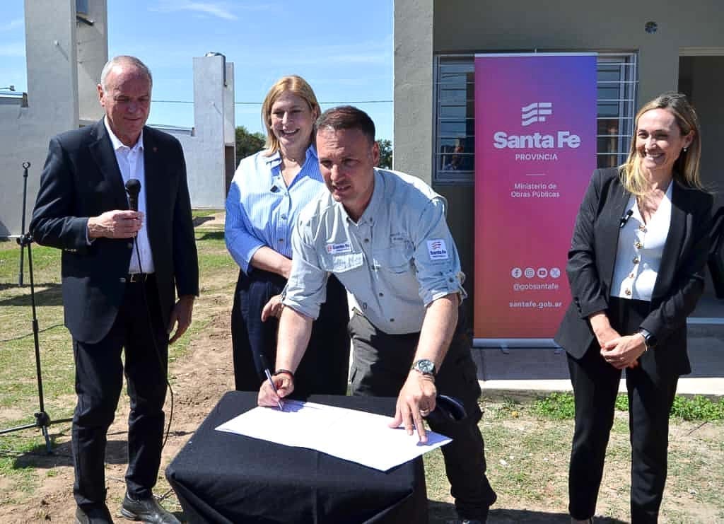 Villa Cañás: Scaglia presentó en un nuevo esquema habitacional con Créditos Nido
