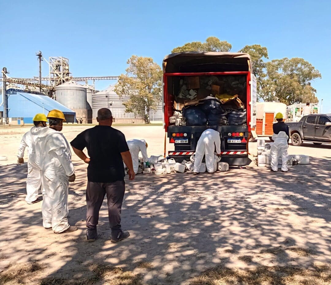 Villa Cañás: Jornada de recolección de envases de fitosanitarios