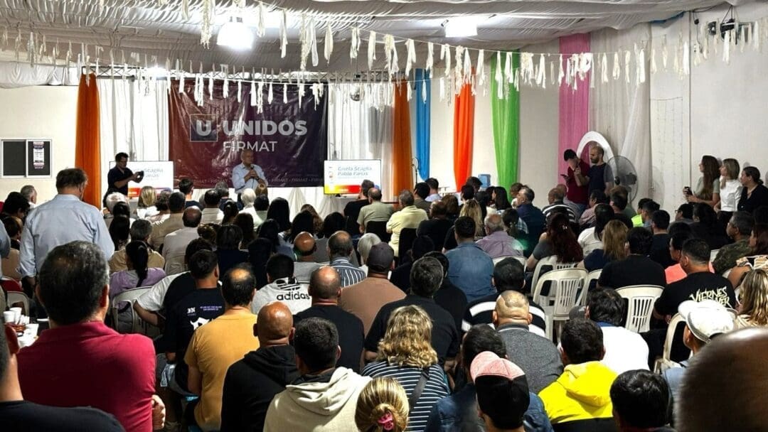 Con amplio respaldo, Unidos Firmat concluyó su campaña de apoyo a Gisela Scaglia Con amplio respaldo, Unidos Firmat concluyó su campaña de apoyo a Gisela Scaglia