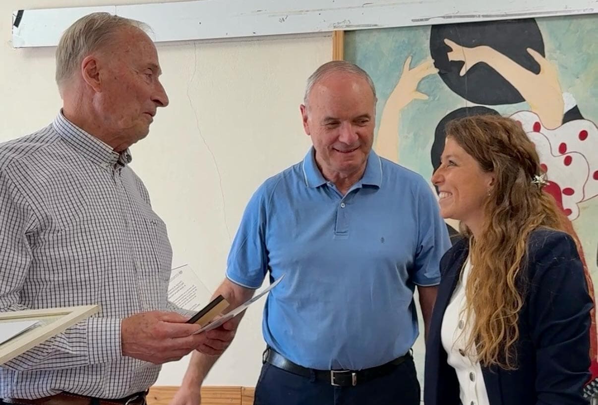 Villa Cañás: Galnares homenajeó a José María Novell y ratificó su compromiso con las instituciones