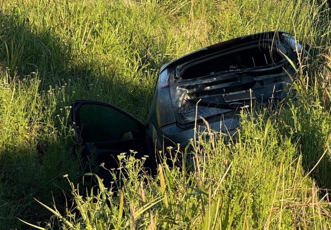 Villa Cañás: Vuelco en Ruta 94 con un herido trasladado al hospital