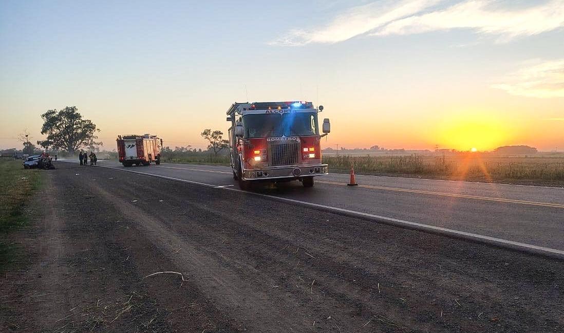 Alcorta: Cinco víctimas fatales en un grave accidente vial sobre la Ruta 90