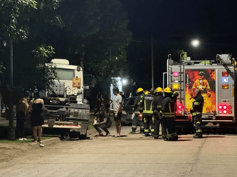 Villa Cañás: Un hombre sufrió quemaduras tras un principio de incendio