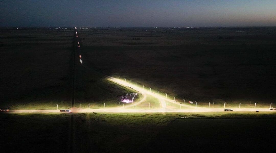 Labordeboy: Pullaro inauguró iluminación del enlace entre las rutas 90 y 93