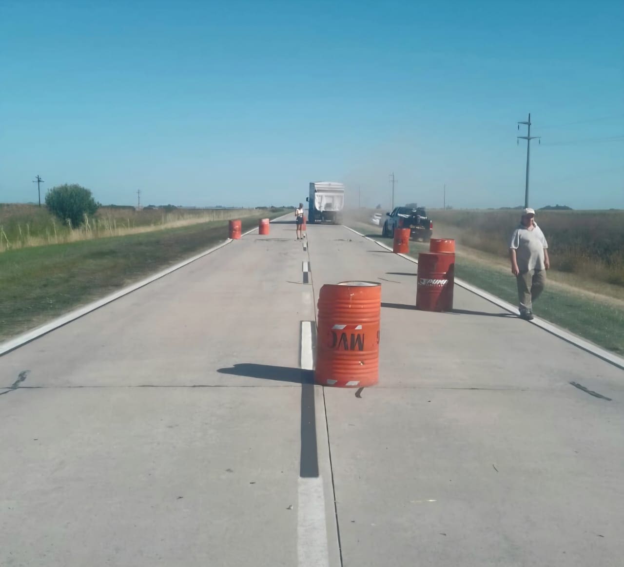 Rotura de la Ruta 94: Circular con extrema precaución en inmediaciones de Villa Cañás