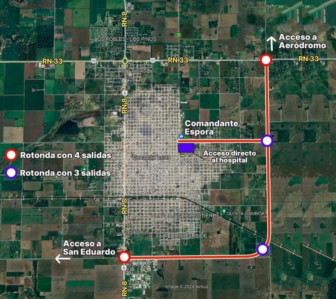 Habilitarán el primer tramo de la nueva avenida Comandante Espora en Venado Tuerto