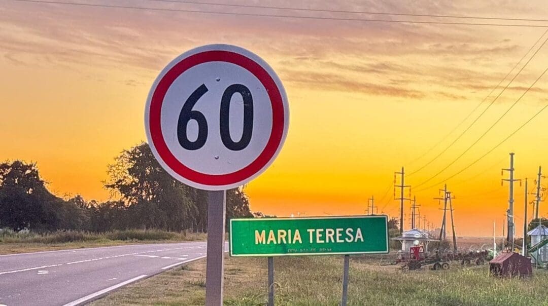 María Teresa puso en marcha radares de control de velocidad en la Ruta Provincial 14