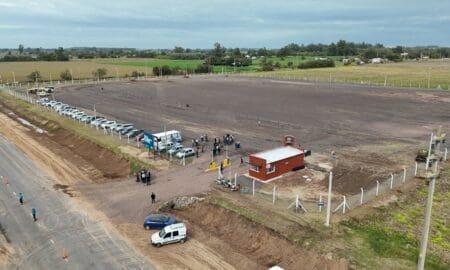 Venado Tuerto inauguró la playa para sacar camiones de los barrios