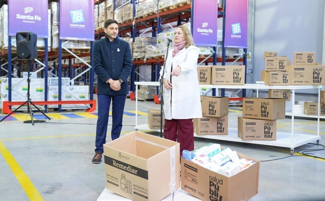 Santa Fe lanzó su propia red de medicamentos para abastecer hospitales y centros de salud