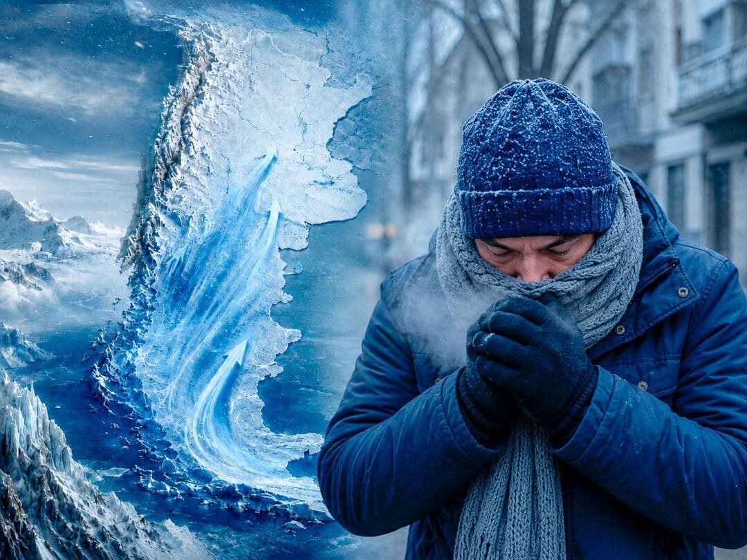 Frío polar en Argentina con mínimas bajo cero en Santa Fe