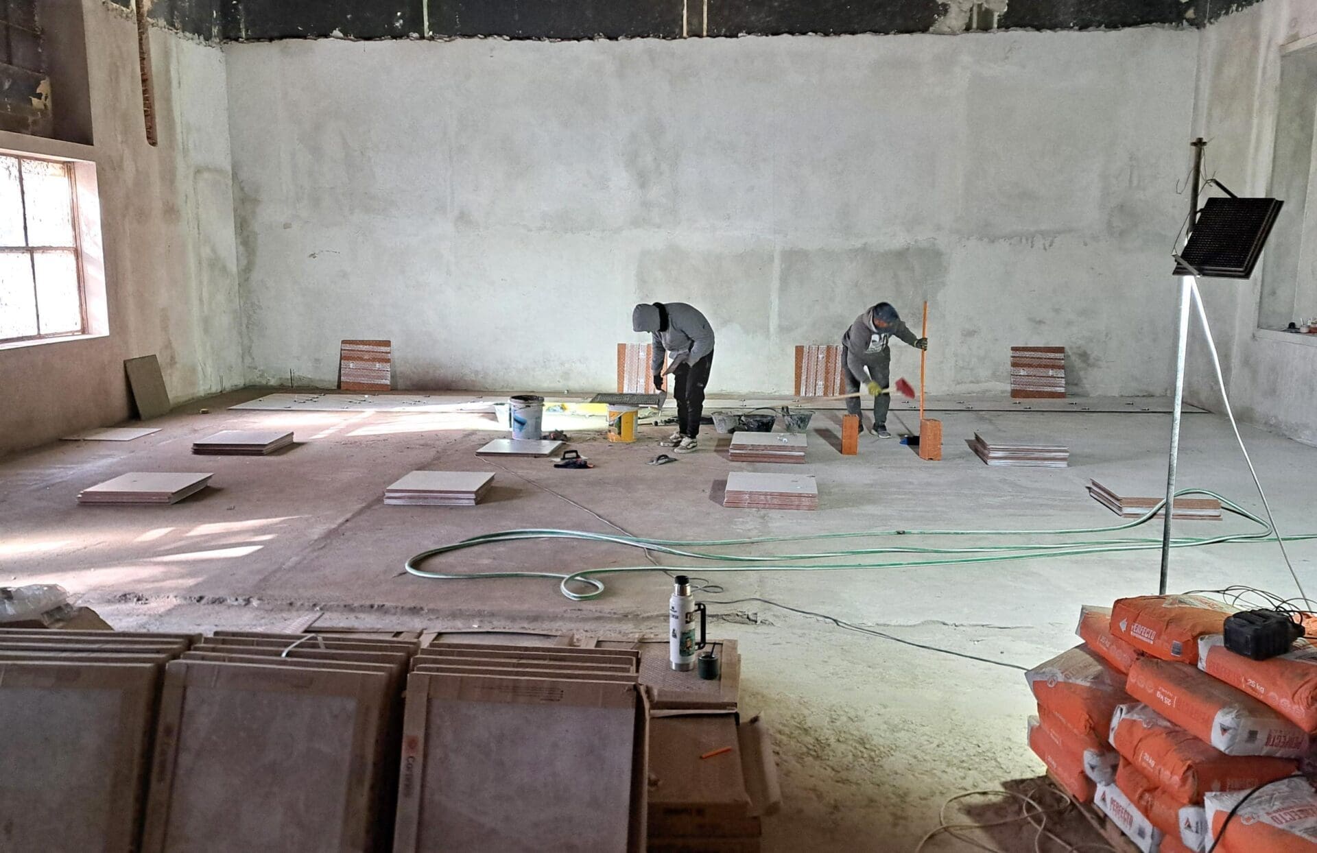 Villa Cañás: Avanzan los trabajos de restauración y puesta en valor de El Torreón