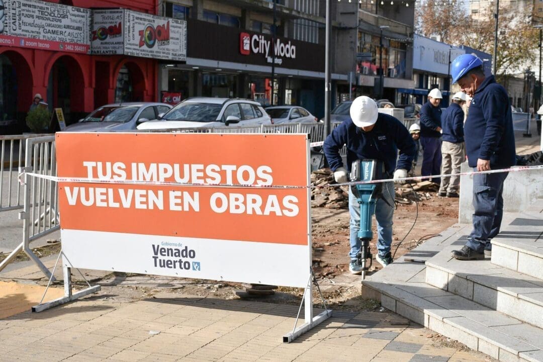 Venado Tuerto inicia la modernización de calle Belgrano para transformar su principal corredor comercial Venado Tuerto inicia la modernización de calle Belgrano para transformar su principal corredor comercial