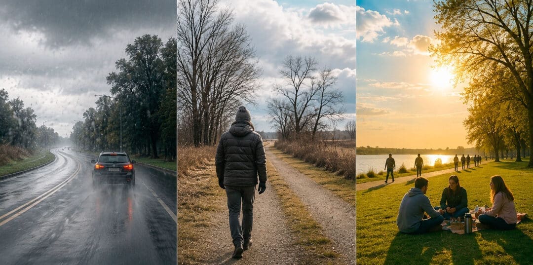 Fin de semana largo: Lluvias el sábado, frío el domingo y mejora para el lunes