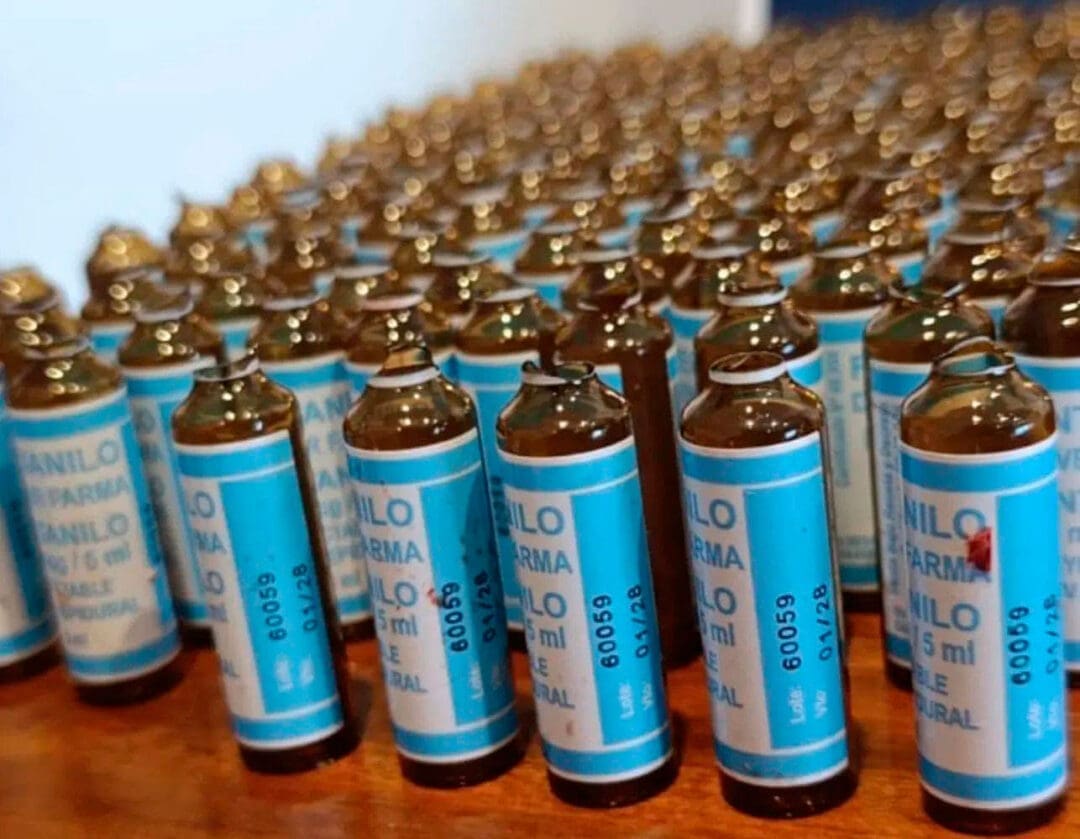 Secuestraron 243 ampollas utilizadas de fentanilo