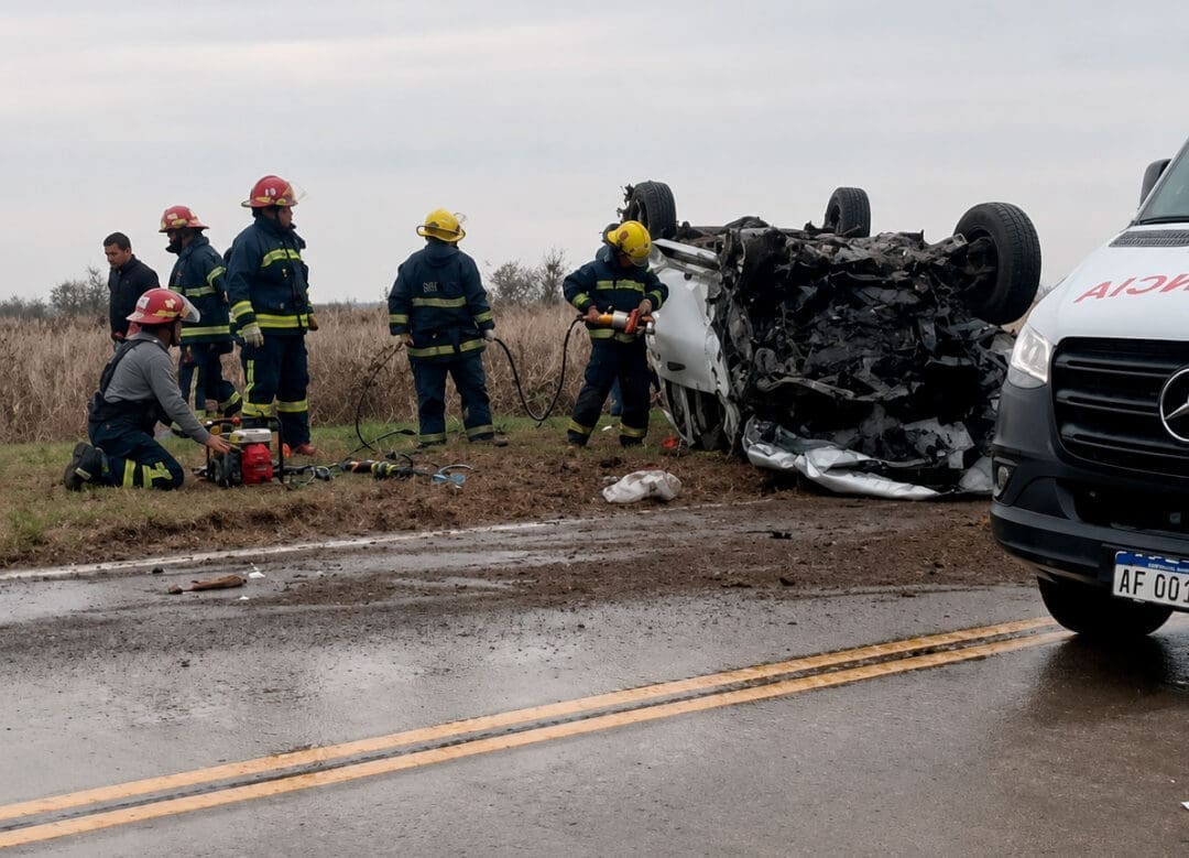 Tragedia en Ruta 94: Cuatro muertos tras un violento choque cerca de Teodelina Tragedia en Ruta 94: Cuatro muertos tras un violento choque cerca de Teodelina