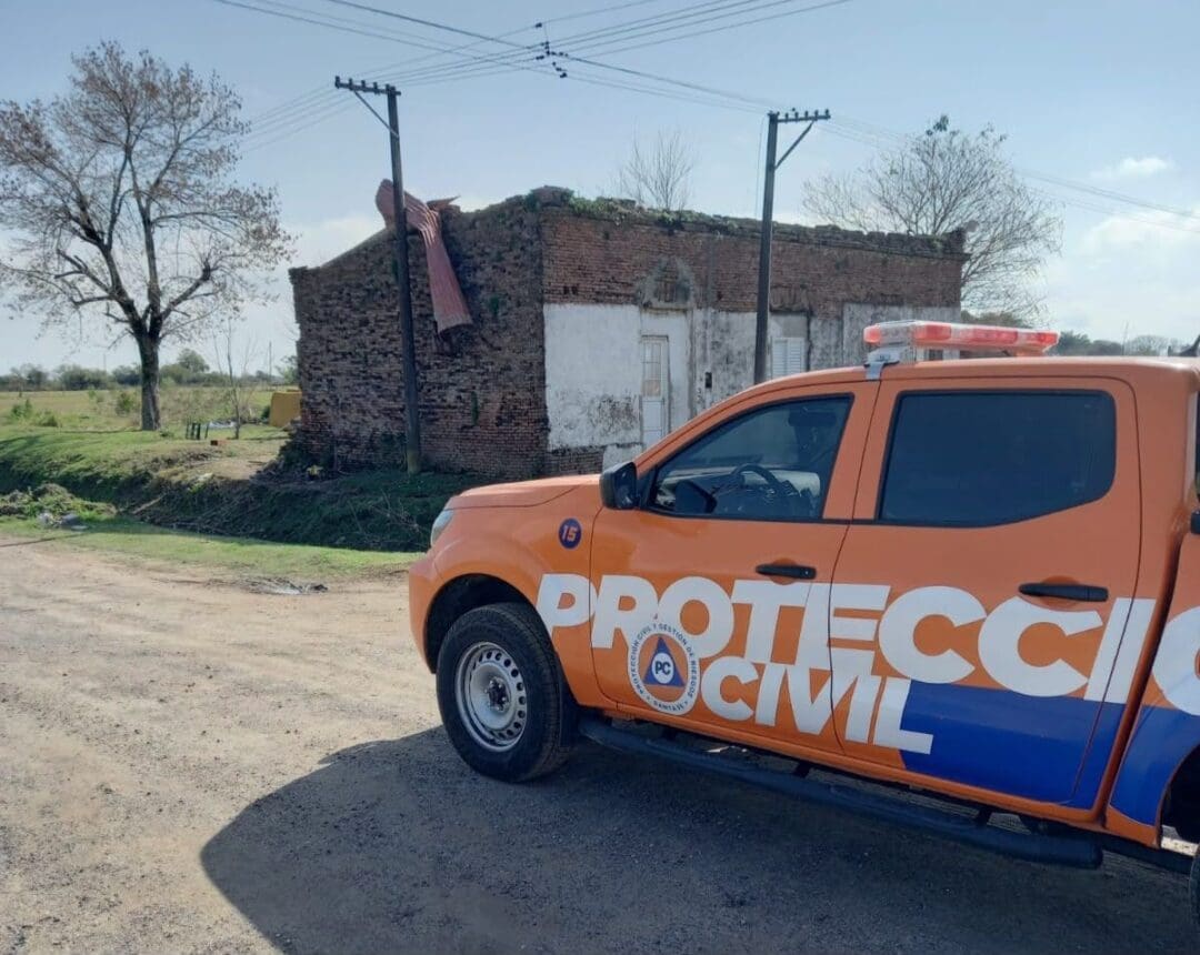 La Provincia coordina la respuesta en territorio ante el temporal de viento y lluvia