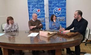 Villa Cañás: Di Gregorio recorrió proyectos y reconoció a un biotecnólogo