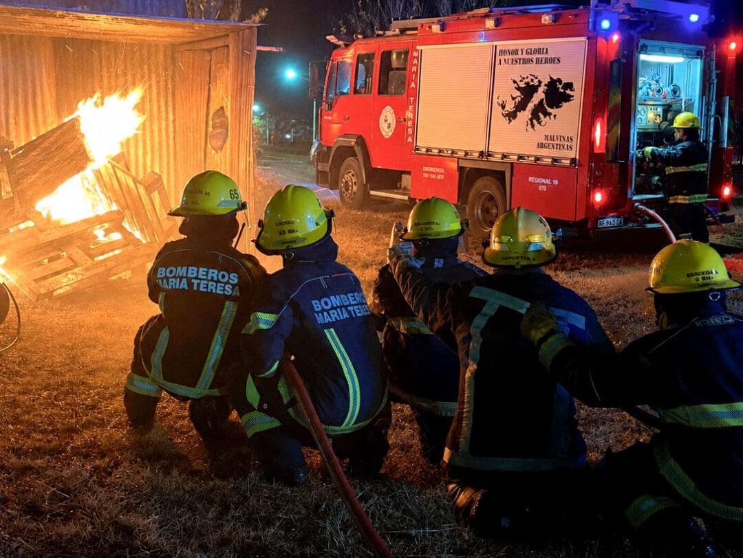 Murió un hombre de 80 años tras incendiarse su vivienda en María Teresa