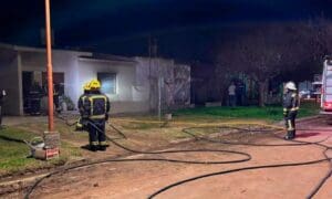 Teodelina: Incendio en una vivienda, no hubo heridos