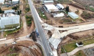 Venado Tuerto: Avanza la obra de la rotonda en las rutas 8 y 4-S