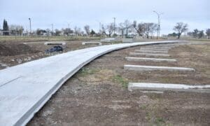 Venado Tuerto: Avanza la construcción de senderos en el Área Recreativa Norte