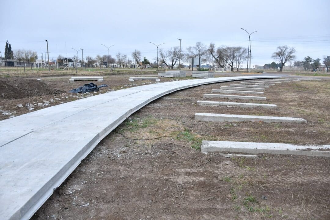 Venado Tuerto: Avanza la construcción de senderos en el Área Recreativa Norte