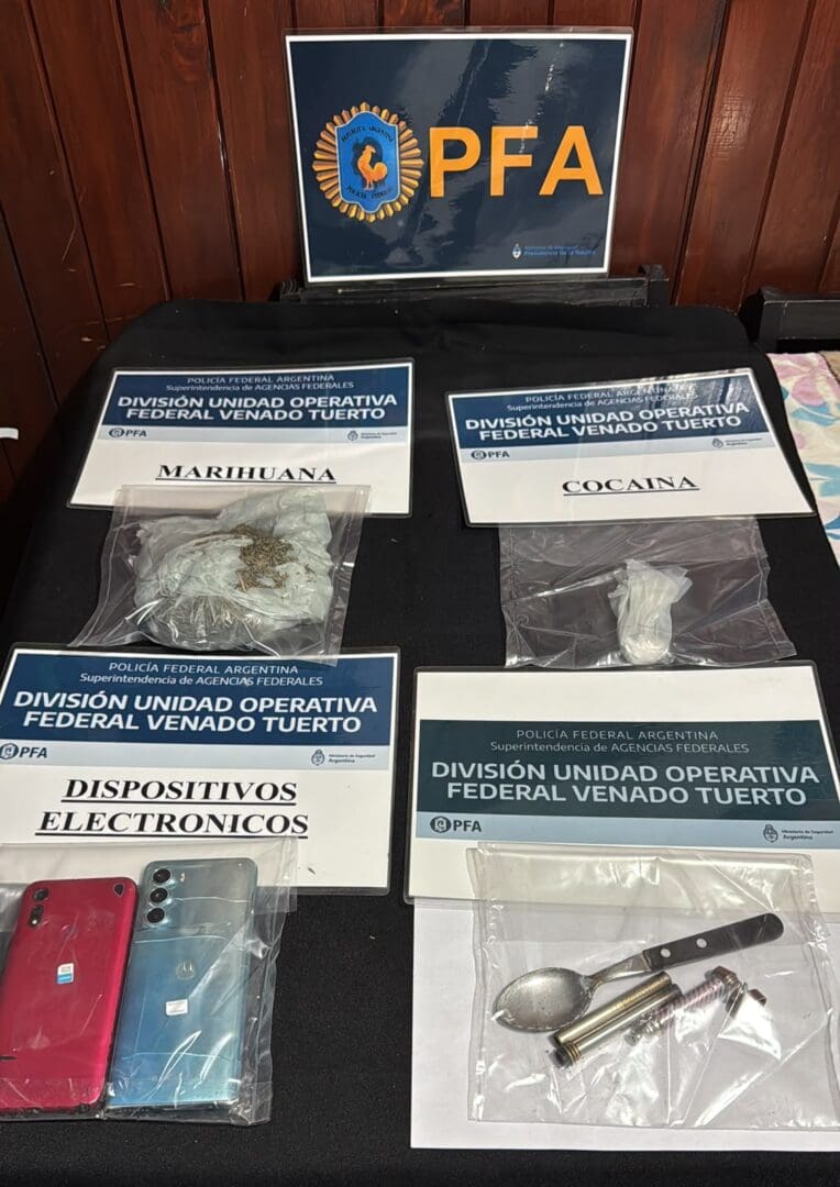 Venado Tuerto: Cuatro allanamientos por microtráfico con dos detenidos Venado Tuerto: Cuatro allanamientos por microtráfico con dos detenidos