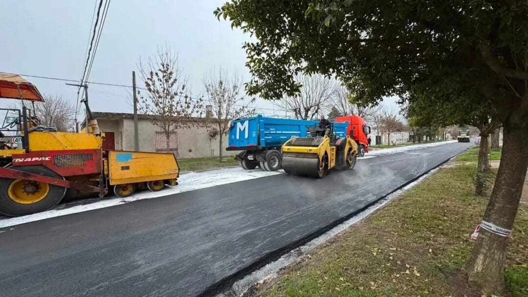 Elortondo suma pavimento y licitará cinco nuevas cuadras